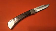 Buck 110 Folding Hunter, Nickel Silver Bolsters, Charcoal Dymondwood Scales, 1 of 300 Buck 110 Folding Hunter, Nickel Silver Bolsters, Charcoal Dymondwood Scales, 1 of 300