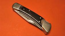 Buck 110 Folding Hunter, Nickel Silver Bolsters, Charcoal Dymondwood Scales, 1 of 300 Buck 110 Folding Hunter, Nickel Silver Bolsters, Charcoal Dymondwood Scales, 1 of 300