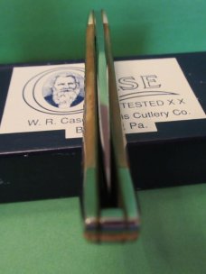 Case Classic 1990 Green Bone Clasp Knife Pattern # 61072
