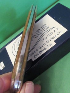 Case Classic 1990 Green Bone Clasp Knife Pattern # 61072