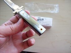 A. G. A. Campolin Dominus Lever Maltese Cross 6 Incher W/Brazilian Horn Handles NIB A. G. A. Campolin Dominus Lever Maltese Cross 6 Incher W/Brazilian Horn Handles NIB