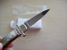 A. G. A. Campolin Dominus Lever Maltese Cross 6 Incher W/Brazilian Horn Handles NIB A. G. A. Campolin Dominus Lever Maltese Cross 6 Incher W/Brazilian Horn Handles NIB