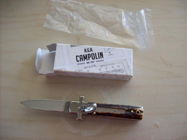 A. G. A. Campolin Dominus Lever Maltese Cross 6 Incher W/Genuine Stag/Antler NIB A. G. A. Campolin Dominus Lever Maltese Cross 6 Incher W/Genuine Stag/Antler NIB