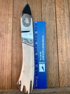 Custom Fixed Blade by Harry Mendenhall 1986 Stag