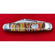 Vintage GAMBLE STORES 3-Blade Equal End Cattle Knife c1930’s-1950’s Vertical Christmas Tree Scales Vintage GAMBLE STORES 3-Blade Equal End Cattle Knife c1930’s-1950’s Vertical Christmas Tree Scales