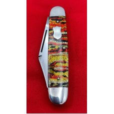 Vintage GAMBLE STORES 3-Blade Equal End Cattle Knife c1930’s-1950’s Vertical Christmas Tree Scales Vintage GAMBLE STORES 3-Blade Equal End Cattle Knife c1930’s-1950’s Vertical Christmas Tree Scales