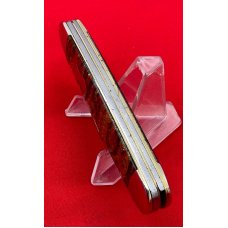 Vintage GAMBLE STORES 3-Blade Equal End Cattle Knife c1930’s-1950’s Vertical Christmas Tree Scales Vintage GAMBLE STORES 3-Blade Equal End Cattle Knife c1930’s-1950’s Vertical Christmas Tree Scales