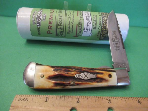 Great Eastern 2008 Burnt Stag Scout Liner Lock Trapper Pattern # 735108ECL