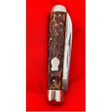 Vintage H BOKER & CO’S IMPROVED CUTLERY 2-Blade Swell End Jack Pocket Knife c.1899-1920’s Bone Vintage H BOKER & CO’S IMPROVED CUTLERY 2-Blade Swell End Jack Pocket Knife c.1899-1920’s Bone