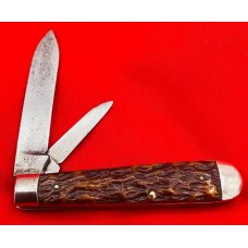 Vintage H BOKER & CO’S IMPROVED CUTLERY 2-Blade Swell End Jack Pocket Knife c.1899-1920’s Bone Vintage H BOKER & CO’S IMPROVED CUTLERY 2-Blade Swell End Jack Pocket Knife c.1899-1920’s Bone