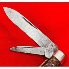 Vintage H BOKER & CO’S IMPROVED CUTLERY 2-Blade Swell End Jack Pocket Knife c.1899-1920’s Bone Vintage H BOKER & CO’S IMPROVED CUTLERY 2-Blade Swell End Jack Pocket Knife c.1899-1920’s Bone