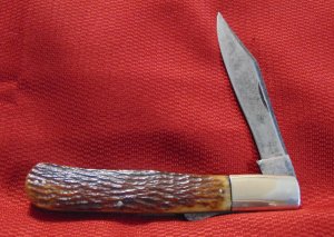 VINTAGE NORTHFIELD UN-X-LD KNIFE CO. SLIM FOLDING HUNTER  c1876/1919