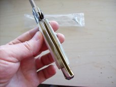 Renzo Beltrame 9 inch Honey Horn Stiletto Bayo Swivel Bolster Brand New Renzo Beltrame 9 inch Honey Horn Stiletto Bayo Swivel Bolster Brand New