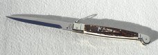 NEW AGA CAMPOLIN 12" ITALIAN SICILIANO GENUINE STAG 4 MILLIMETER BLADE, NICKEL SILVER BOLSTERS