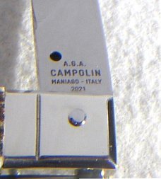 NEW AGA CAMPOLIN 12" ITALIAN SICILIANO GENUINE STAG 4 MILLIMETER BLADE, NICKEL SILVER BOLSTERS