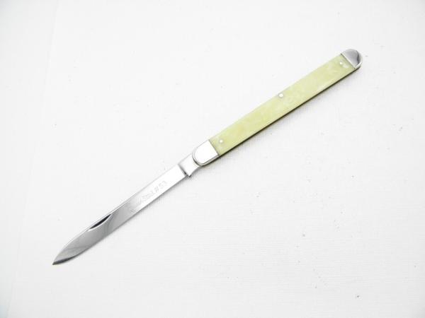 Queen Cutlery #53 Melon Tester – Citrus Fruit Knife:  4 ¾” closed, 1961 - 1971, melon tester,