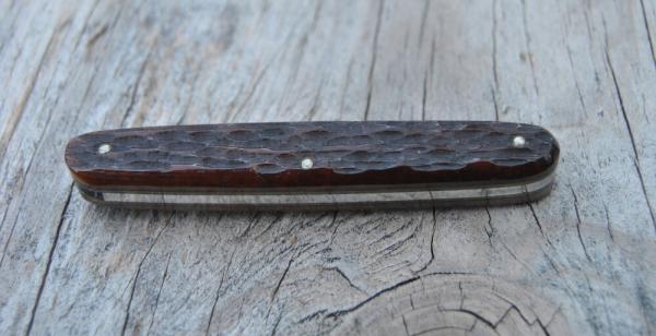Geo. Schrade Presto Mint Jigged Brown Bone Never Used Factory Edge Sock Drawer Knife 3 1/4" Closed Geo. Schrade Presto Mint Jigged Brown Bone Never Used Factory Edge Sock Drawer Knife 3 1/4" Closed
