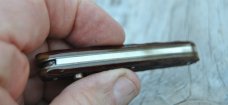 Geo. Schrade Presto Mint Jigged Brown Bone Never Used Factory Edge Sock Drawer Knife 3 1/4" Closed Geo. Schrade Presto Mint Jigged Brown Bone Never Used Factory Edge Sock Drawer Knife 3 1/4" Closed
