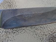 Custom Stag & Damascus Knife by Keith Bagley