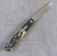 T A Davison Custom Spear Sambar Stag Zulu..3.625..micarta bolsters..A2..jeweled liners..Dble Shields T A Davison Custom Spear Sambar Stag Zulu..3.625..micarta bolsters..A2..jeweled liners..Dble Shields