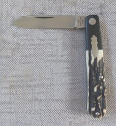T A Davison Custom Spear Sambar Stag Zulu..3.625..micarta bolsters..A2..jeweled liners..Dble Shields T A Davison Custom Spear Sambar Stag Zulu..3.625..micarta bolsters..A2..jeweled liners..Dble Shields