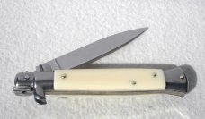 NEW FRANK BELTRAME 9" ACRYLIC IVORY ITALIAN STILETTO