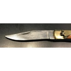 Leverlock with Olive Wood Scales and Damascus Blade Leverlock with Olive Wood Scales and Damascus Blade