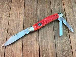 Henckels by Boker Whittler Red Pin Feather Jigged Bone