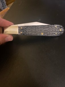 2003 Case XX USA 6143 SS Dark Gray Bone Grand Daddy Barlow With Tested XX On Handle & Single Blade