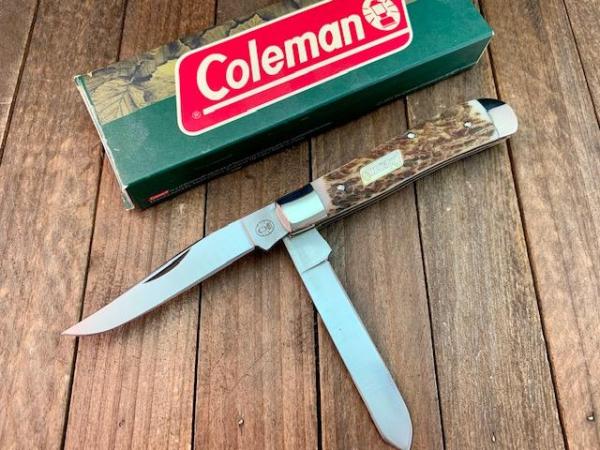 Coleman Mini Trapper Stag Seki Japan 1990 Coleman Mini Trapper Stag Seki Japan 1990