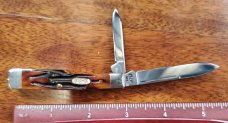 CASE XX Small Gunstock ~ Molasses Worm Groove Bone ~ 1997 ~ *VINTAGE* CASE XX Small Gunstock ~ Molasses Worm Groove Bone ~ 1997 ~ *VINTAGE*