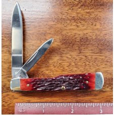*VINTAGE* CASE XX Small Gunstock ~ Red Bone ~ 1987 ~ 3 Dot ~ *RARE* *VINTAGE* CASE XX Small Gunstock ~ Red Bone ~ 1987 ~ 3 Dot ~ *RARE*