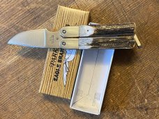 Vintage PARKER JAPAN Stag Butterfly Knife unused in orig box fast ship w/tracking Vintage PARKER JAPAN Stag Butterfly Knife unused in orig box fast ship w/tracking