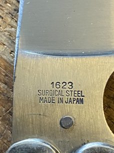 Vintage PARKER JAPAN Stag Butterfly Knife unused in orig box fast ship w/tracking Vintage PARKER JAPAN Stag Butterfly Knife unused in orig box fast ship w/tracking