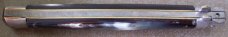 Vintage large picklock MADE IN ITALY manual STILETTO KNIFE w/ cream grey & black HORN handle scales Vintage large picklock MADE IN ITALY manual STILETTO KNIFE w/ cream grey & black HORN handle scales