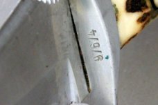 PUMA SKINNING KNIFE, Stag Handles, 97674 Made in 1976, Etch is Faint, Leather Sheath, Free Shipping