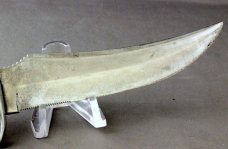 PUMA SKINNING KNIFE, Stag Handles, 97674 Made in 1976, Etch is Faint, Leather Sheath, Free Shipping