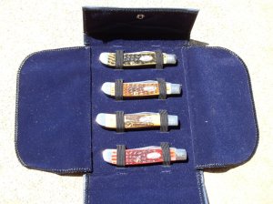 Case Mini Trapper set of four Knives