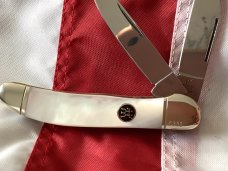 J A Henckels Copperhead Pocket Knife w/ Fantastic Mother of Pearl Handles -NOS - no box J A Henckels Copperhead Pocket Knife w/ Fantastic Mother of Pearl Handles -NOS - no box