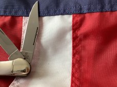 J A Henckels Copperhead Pocket Knife w/ Fantastic Mother of Pearl Handles -NOS - no box J A Henckels Copperhead Pocket Knife w/ Fantastic Mother of Pearl Handles -NOS - no box