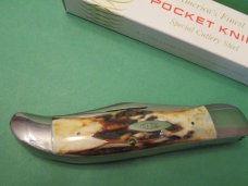 Case XX 1977 Blue Scroll Stag Folding Hunter Pattern # 5265 SS Case XX 1977 Blue Scroll Stag Folding Hunter Pattern # 5265 SS