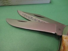 Case XX 1977 Blue Scroll Stag Folding Hunter Pattern # 5265 SS Case XX 1977 Blue Scroll Stag Folding Hunter Pattern # 5265 SS