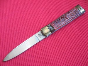 Vintage ERN  Leverlock ROSTFREI SwitchbladeKnife