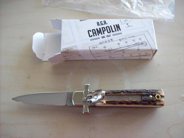 A. G. A. Campolin Dominus Lever Maltese Cross 6 Incher W/Genuine Stag/Antler NIB A. G. A. Campolin Dominus Lever Maltese Cross 6 Incher W/Genuine Stag/Antler NIB