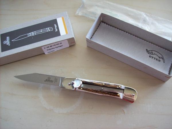 Hubertus Knife Solingen, Germany Size 10 Medium Genuine Stag NIB Hubertus Knife Solingen, Germany Size 10 Medium Genuine Stag NIB