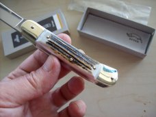 Hubertus Knife Solingen, Germany Size 10 Medium Genuine Stag NIB Hubertus Knife Solingen, Germany Size 10 Medium Genuine Stag NIB