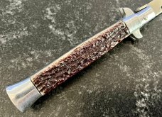 Vintage Spanish Stiletto Switchblade, 8.25 Inch, Marked "INOX", Unused #1 Vintage Spanish Stiletto Switchblade, 8.25 Inch, Marked "INOX", Unused #1