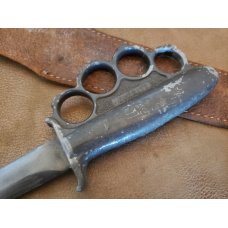 Original WWII Everitt trench knife knuckleduster Original WWII Everitt trench knife knuckleduster