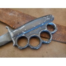Original WWII Everitt trench knife knuckleduster Original WWII Everitt trench knife knuckleduster