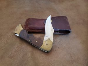 Vintage Rigid Apache loclback knife 1980s